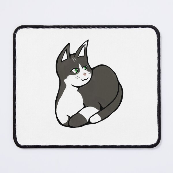 Item preview, Black and White Cat Esha Loafing designed and sold by YHK13.
