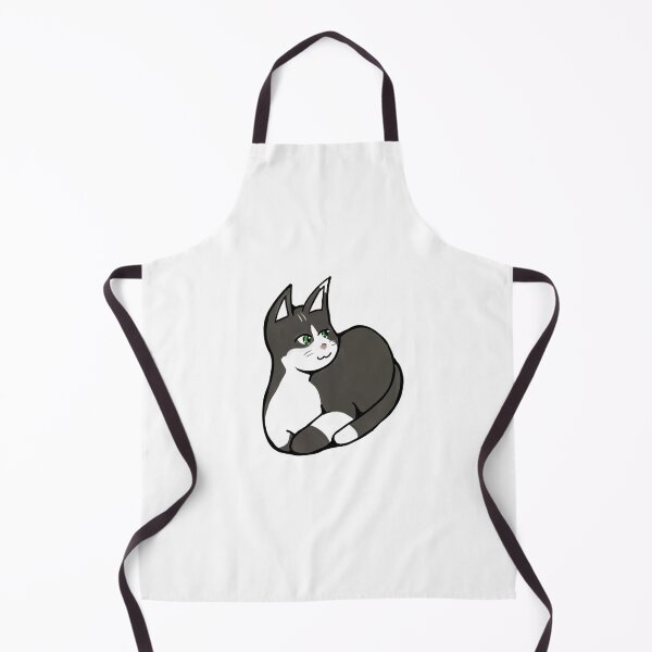 Item preview, Black and White Cat Esha Loafing designed and sold by YHK13.