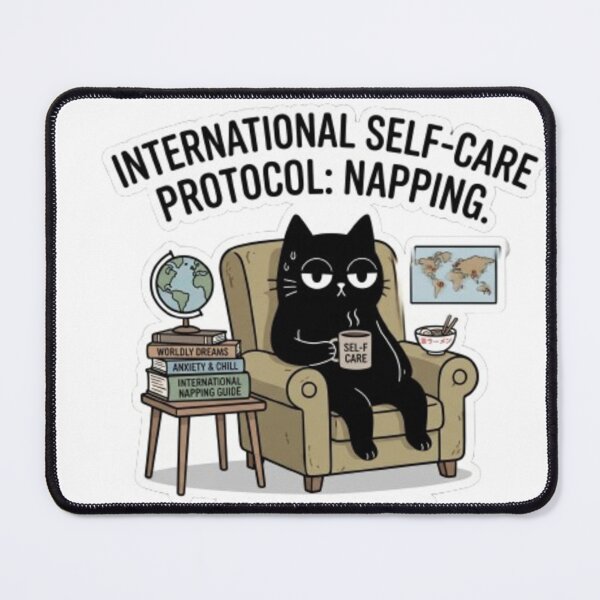 Item preview, The International Guide to the Cynical Cat's Nap designed and sold by Gabzerinho.