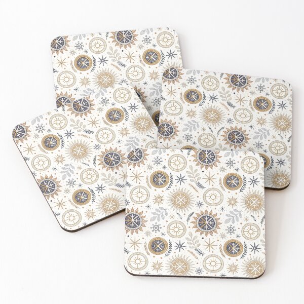 Item preview, Summer Sun Folk Symbols | Scandinavian Summer Design designed and sold by Shuga-Design.