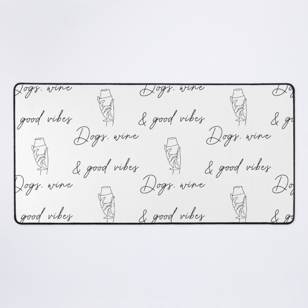 Item preview, Dogs, wine & good vibes designed and sold by Pixel 6 Designs.