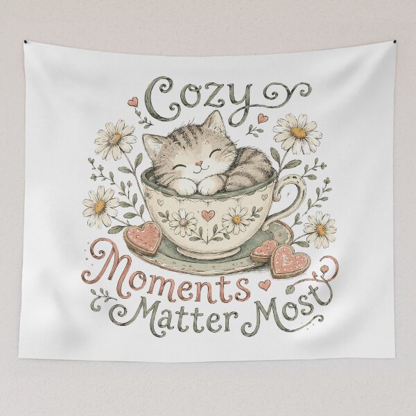 Item preview, Teacup Snuggles - Cute Kitten designed and sold by bapupa.