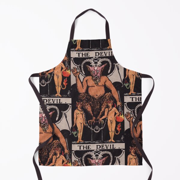 Item preview, Vintage Seamless - The Devil Tarot Card Pattern designed and sold by energyoflove333.