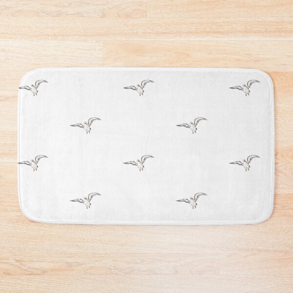 Item preview, Seagull design, black and white drawing designed and sold by By The Moon.