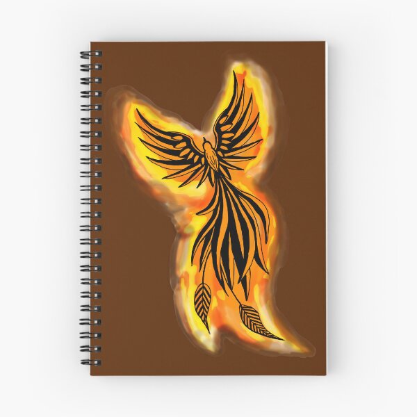 Item preview, Classic Fire Phoenix - Golden Flame Mythical Firebird Art designed and sold by URSM.