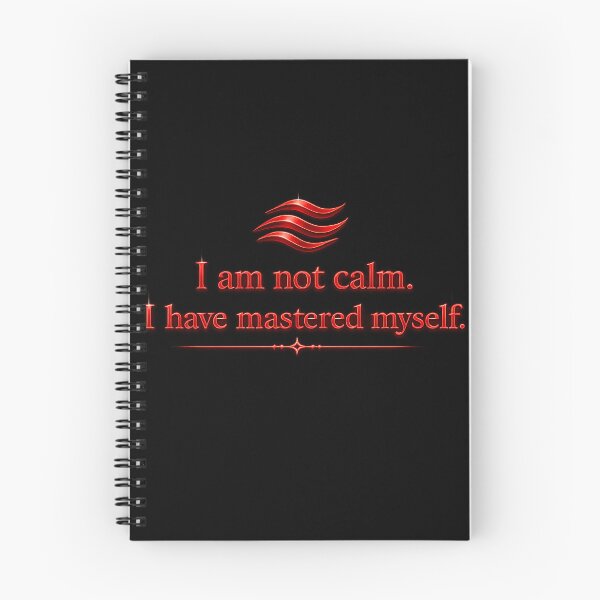 Item preview, I am not calm. I have mastered myself. designed and sold by MaxDreamsArt.