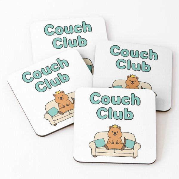 Item preview, Couch Quokka - Lounging Lazy Relax Club designed and sold by RedStreamStudio.