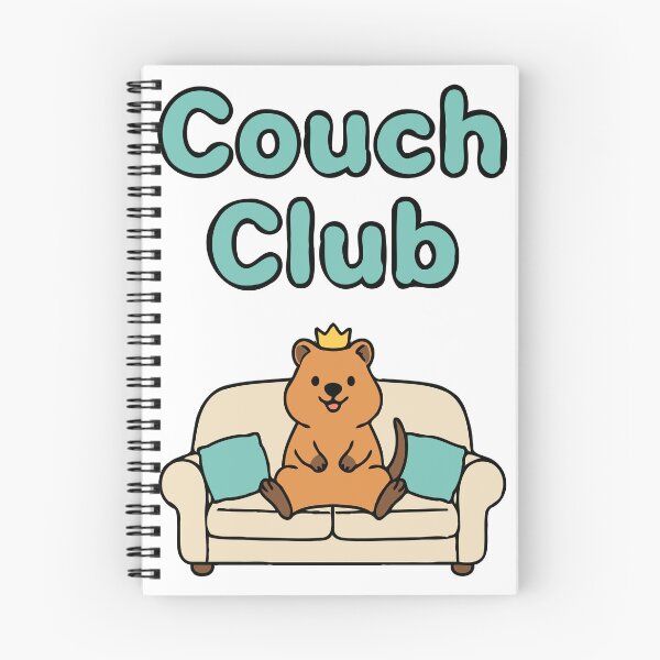 Item preview, Couch Quokka - Lounging Lazy Relax Club designed and sold by RedStreamStudio.