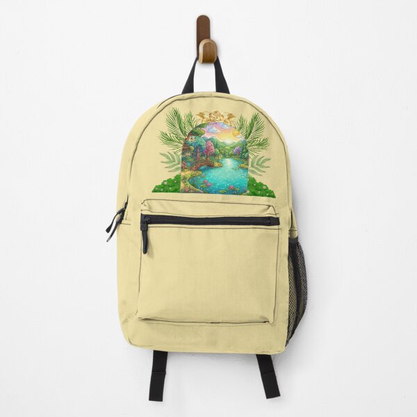 Item preview, Whimsical Enchanted Garden Lake - Magical Cottagecore & Fairy Forest Illustration designed and sold by Ali-jarah.