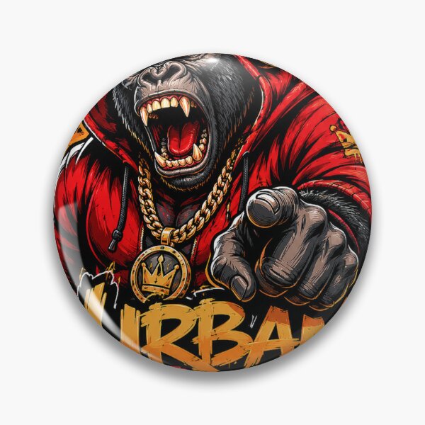 Item preview, Urban King Gorilla Streetwear Graffiti designed and sold by CodePaws Creations.