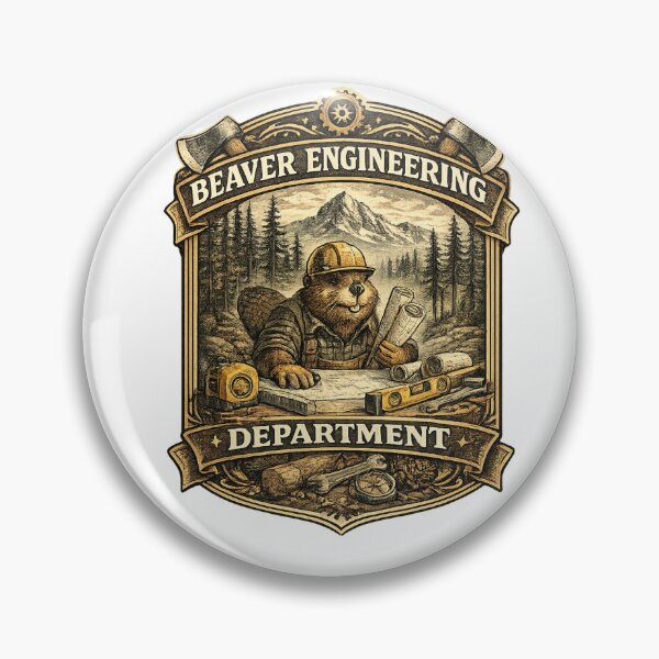 Item preview, Beaver Engineering Department designed and sold by PeterPunkt.