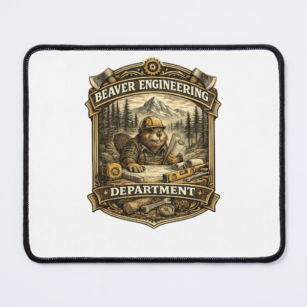 Item preview, Beaver Engineering Department designed and sold by PeterPunkt.
