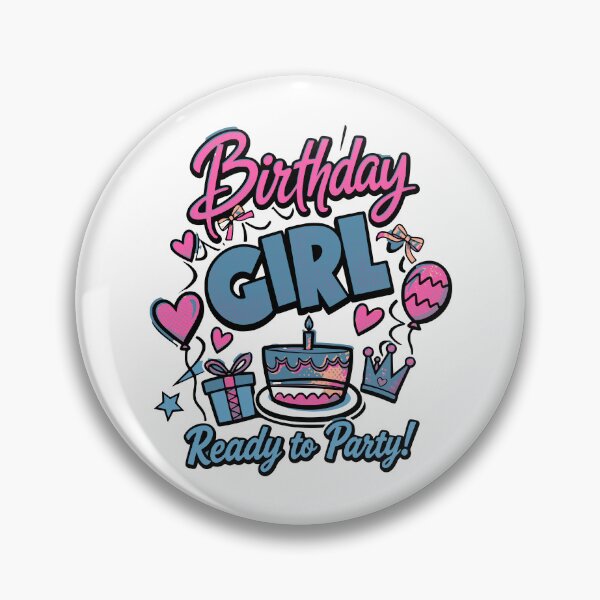Item preview, Birthday Girl Ready to Party Cute Toddler Birthday Outfit designed and sold by illeN-Art-World.