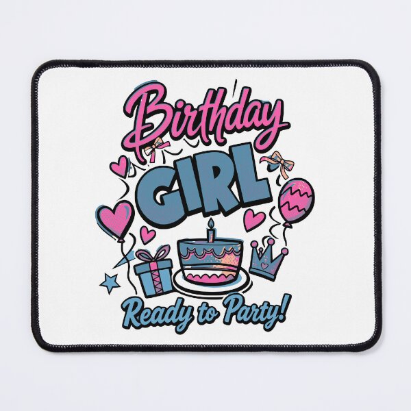Item preview, Birthday Girl Ready to Party Cute Toddler Birthday Outfit designed and sold by illeN-Art-World.