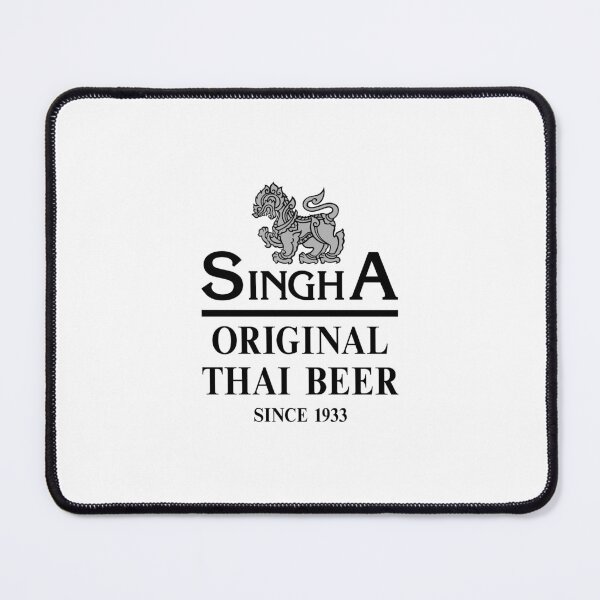 Item preview, Singha Beer Official White and Silver Thai Mythological Lion Logo designed and sold by nuapkw.