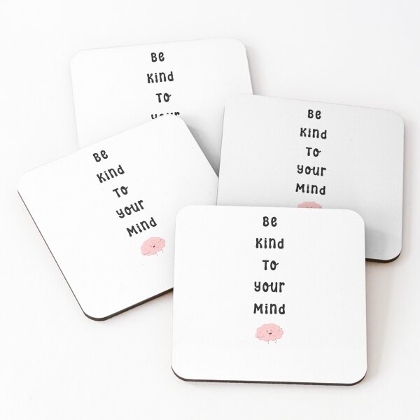 Item preview, Be kind to your mind, design, text, drawing designed and sold by By The Moon.