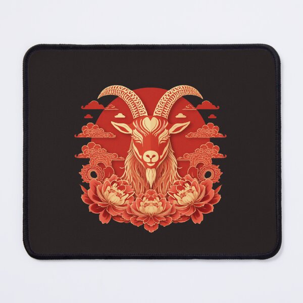 Item preview, Fire Goat 2027 Chinese Zodiac Year of the Goat designed and sold by Lucky 777.
