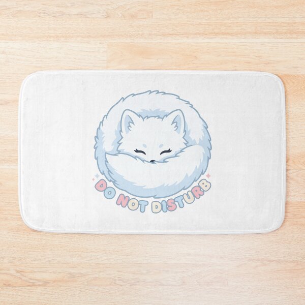 Item preview, Do Not Disturb Kawaii Arctic Fox Snowball designed and sold by Arc2020.