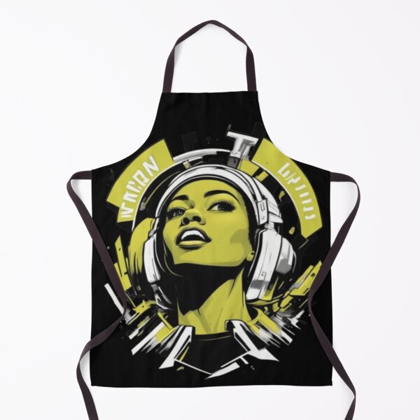 Item preview, Urban Beats: Sci-Fi Cyberpunk Woman with Headphones designed and sold by hetal66.