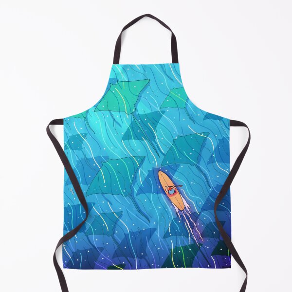 Item preview, Stingray blue ocean designed and sold by Swadeillustrations.
