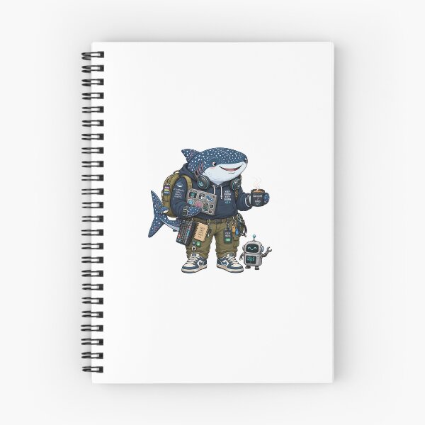 Item preview, Whimsical Whale Shark Software Engineer Coding Art designed and sold by Sol-9524.