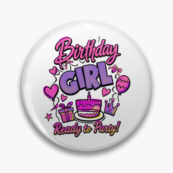 Item preview, Birthday Girl Ready to Party Cute Birthday Princess Gift designed and sold by illeN-Art-World.
