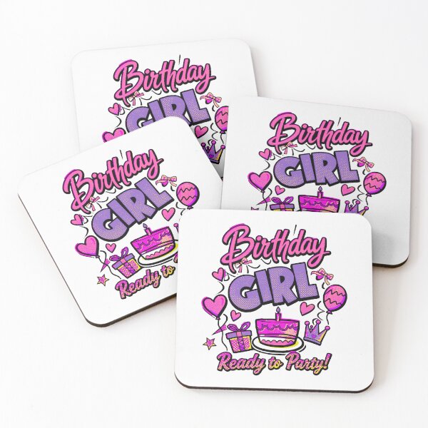 Item preview, Birthday Girl Ready to Party Cute Birthday Princess Gift designed and sold by illeN-Art-World.