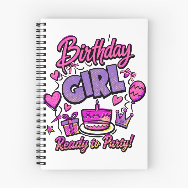 Item preview, Birthday Girl Ready to Party Cute Birthday Princess Gift designed and sold by illeN-Art-World.