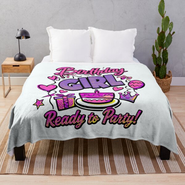 Item preview, Birthday Girl Ready to Party Cute Birthday Princess Gift designed and sold by illeN-Art-World.