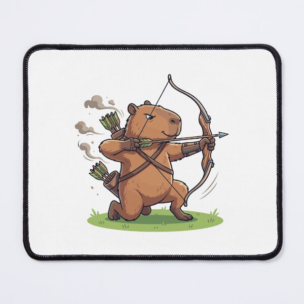 Item preview, Cute capybara archery, funny sports design, Sports Gift designed and sold by BobaTeeStore.