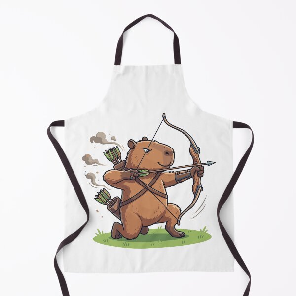 Item preview, Cute capybara archery, funny sports design, Sports Gift designed and sold by BobaTeeStore.