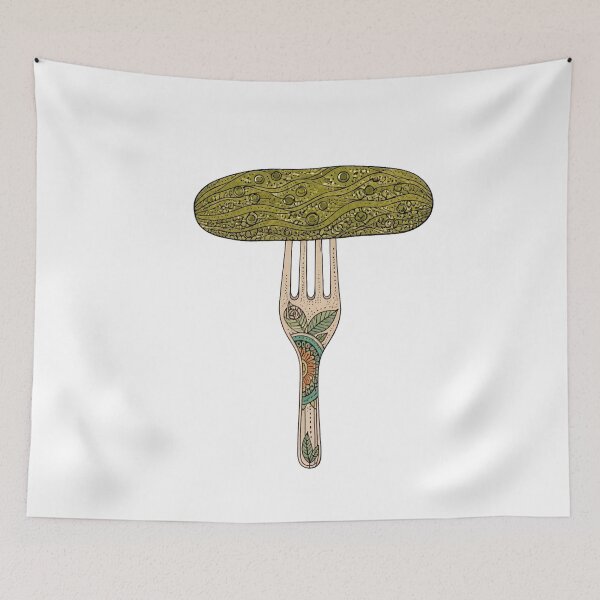 Item preview, Dill with It Whimsical Pickle Kitchen designed and sold by JanineBoling48.