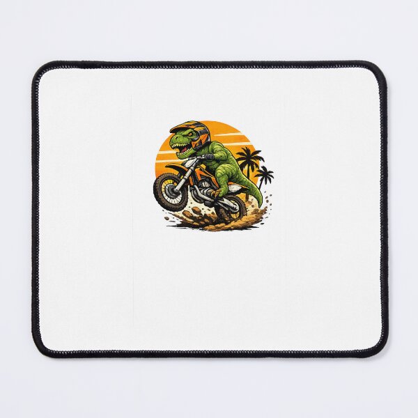 Item preview, T-Rex Dirt Bike Rider | Funny Motocross Dinosaur Vintage T-Shirt designed and sold by Norique_7.