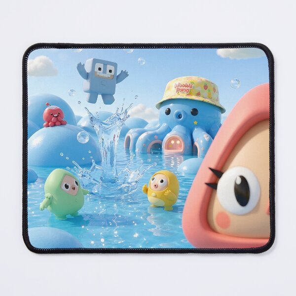 Item preview, Cute Kawaii Splash Party | Whimsical Pastel Fantasy Friends designed and sold by BluePeace Studio.
