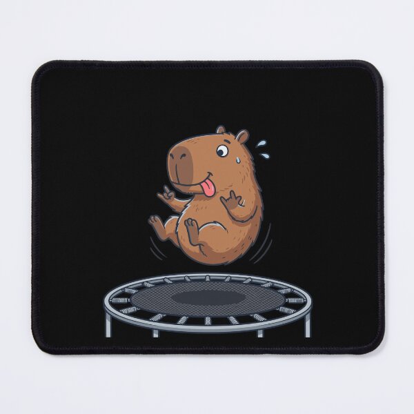 Item preview, Cute capybara trampolining, funny sports design, Sports Gift designed and sold by BobaTeeStore.