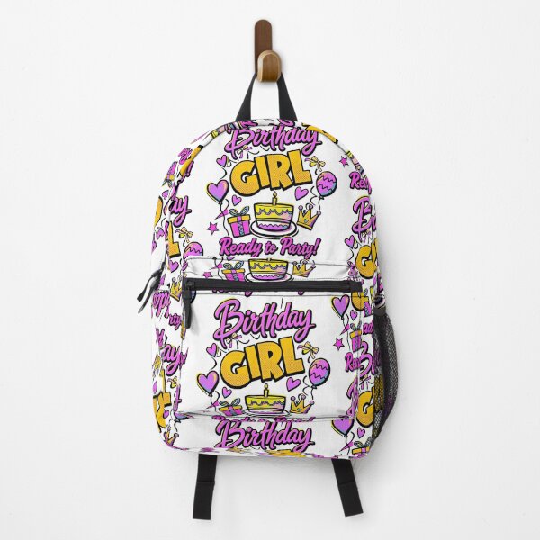 Item preview, Birthday Girl Ready to Party Colorful Birthday Kid Hoodie designed and sold by illeN-Art-World.