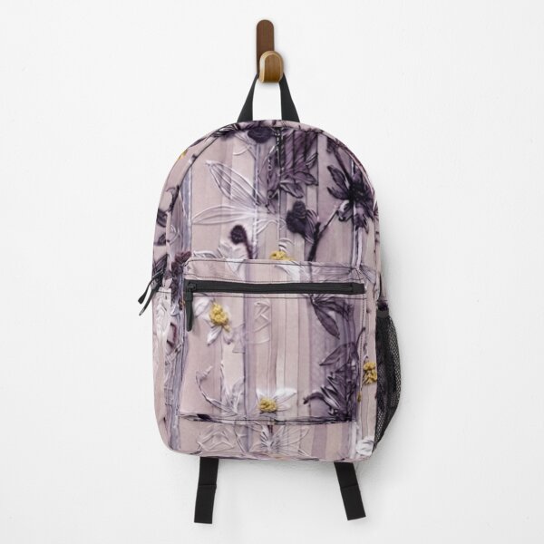 Item preview, Elegant Japanese Purple and Yellow Floral Stripe Pattern designed and sold by Kokeshidreams.