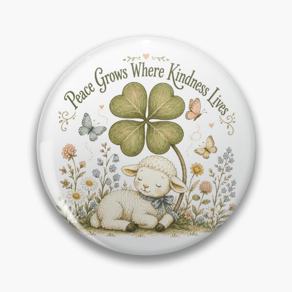 Item preview, Clover Companion - Cute Lamb Nursery designed and sold by bapupa.