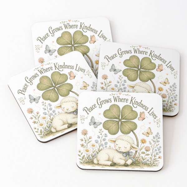 Item preview, Clover Companion - Cute Lamb Nursery designed and sold by bapupa.