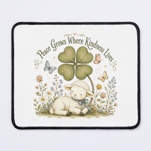 Item preview, Clover Companion - Cute Lamb Nursery designed and sold by bapupa.