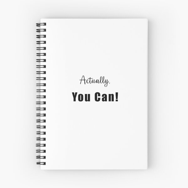 Item preview, Actually you can! graphic print, text designed and sold by By The Moon.