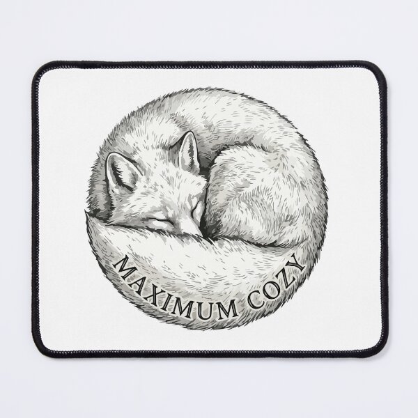 Item preview, Maximum Cozy Vintage Arctic Fox Winter Art designed and sold by Arc2020.