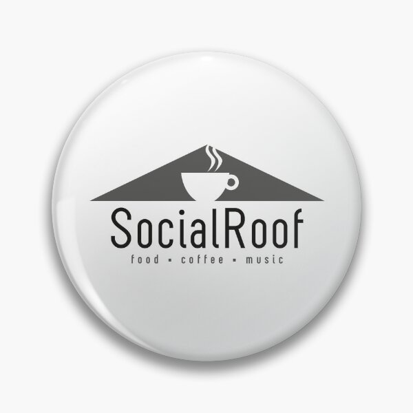 Item preview, Social Roof Food Coffee Music Cafe Logo with Steaming Mug designed and sold by nuapkw.