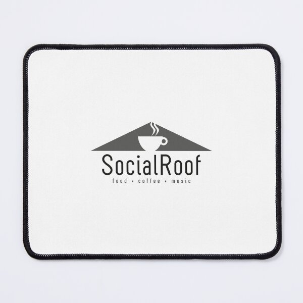 Item preview, Social Roof Food Coffee Music Cafe Logo with Steaming Mug designed and sold by nuapkw.