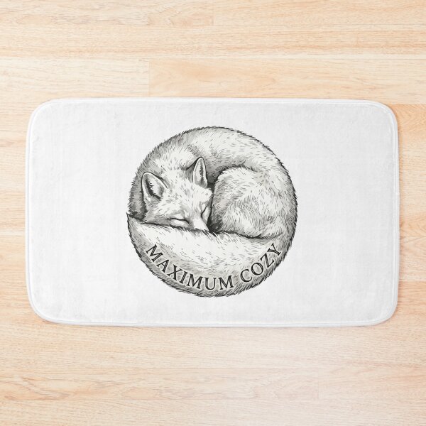 Item preview, Maximum Cozy Vintage Arctic Fox Winter Art designed and sold by Arc2020.