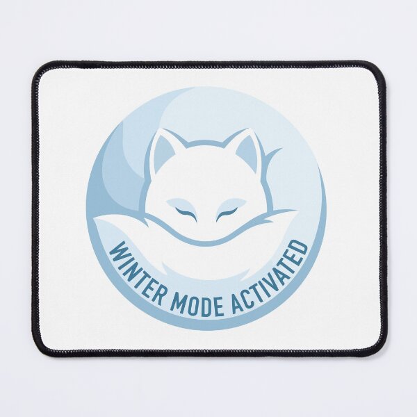 Item preview, Winter Mode Activated Minimalist Arctic Fox designed and sold by Arc2020.