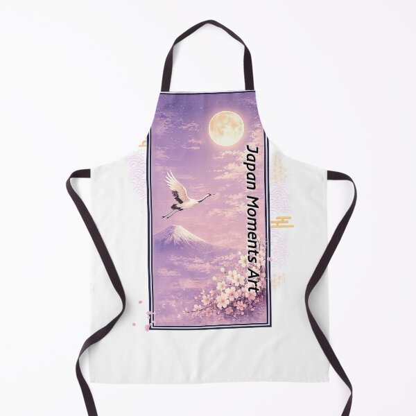 Item preview, Mount Fuji and Red-crowned crane(Japan Moments) designed and sold by Japan Moments Art.