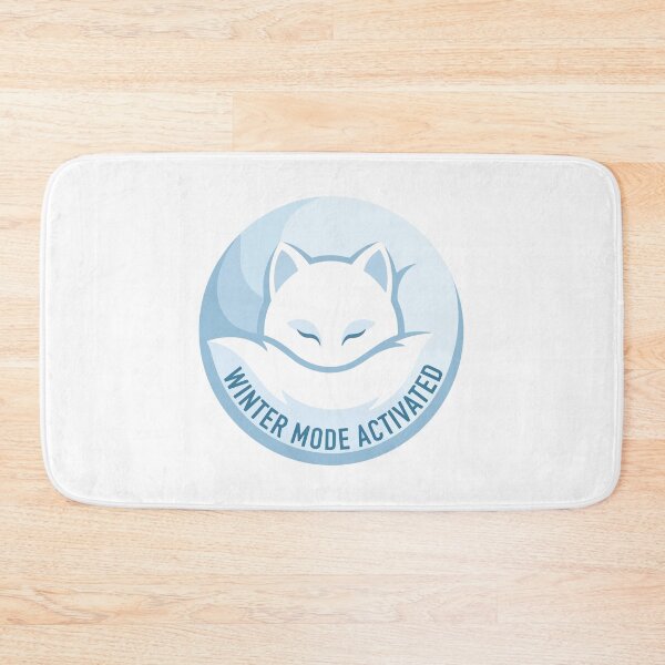 Item preview, Winter Mode Activated Minimalist Arctic Fox designed and sold by Arc2020.
