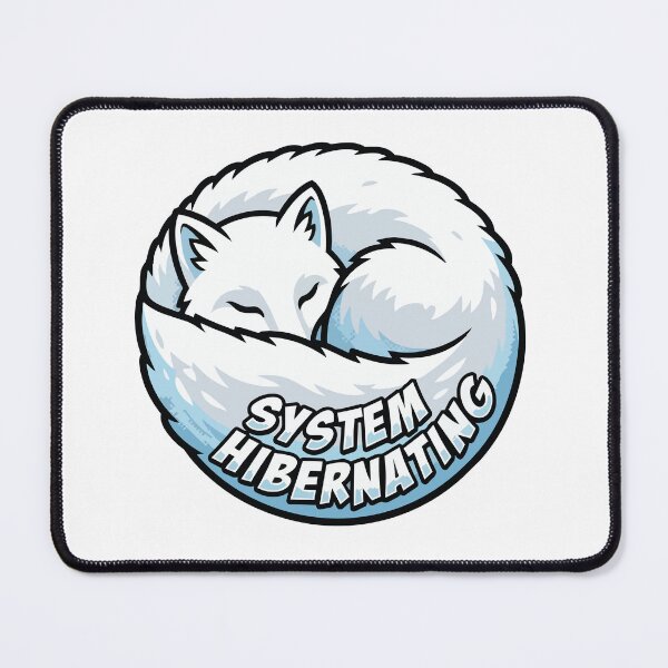 Item preview, System Hibernating Comic Pop Art Arctic Fox designed and sold by Arc2020.