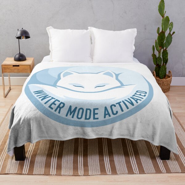 Item preview, Winter Mode Activated Minimalist Arctic Fox designed and sold by Arc2020.